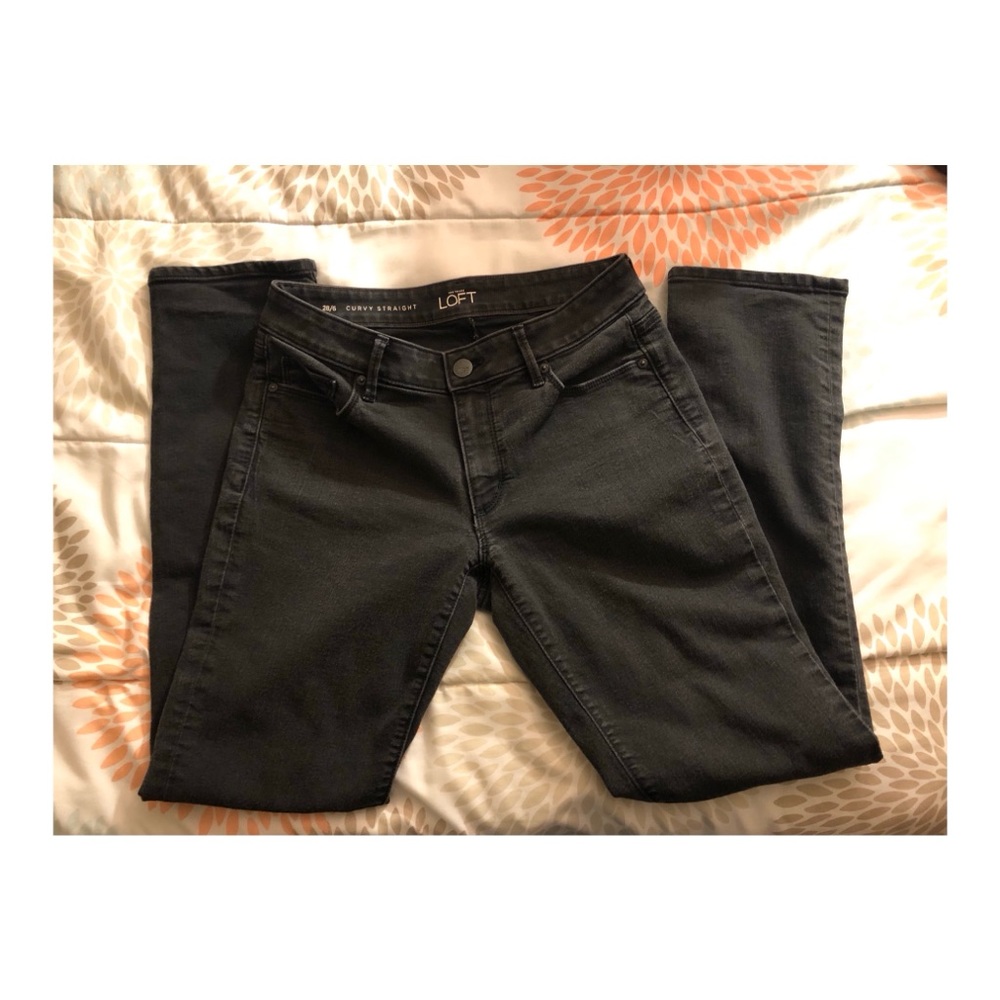 Ann Taylor LOFT curvy straight leg jeans